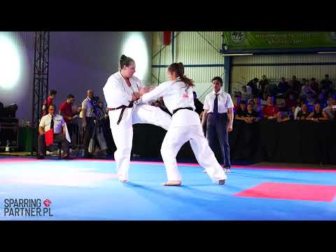 Aleksandra Matysiak vs Iwona Maksimowska  Women +65kg | 36th European Karate Kyokushin Championships