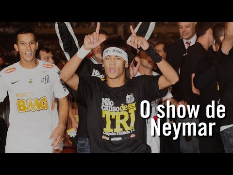 Neymar brilha, Santos vence o Guarani e conquista o tri do Paulistão