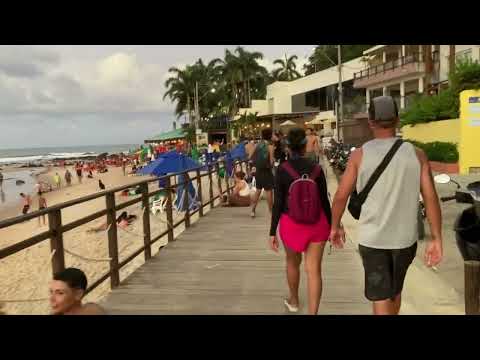 A Praia do Centro da Vila de Pipa/Tibau do Sul(RN) Com Maré Baixa 🌊 - Parte 08! #ecogeo #piparn