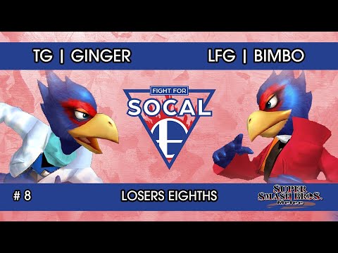 Fight For SoCal 8 - TG | Ginger (Falco) VS LFG | Bimbo (Falco) - SSBM - Losers Eighths