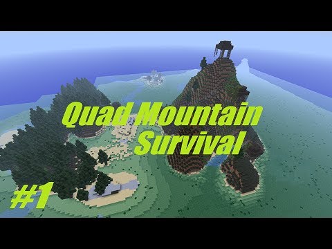 Minecraft: Quad Mountain Survival w/ DShepard & Maseo Ep. 1- Starting Out