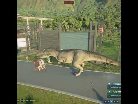 Allosaurus Escaped! Mass Panic in the Park! 🦖🚨