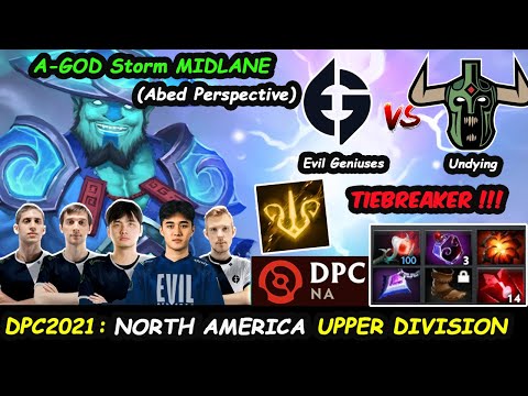 Evil Geniuses vs Undying Tiebreaker Abed Strom Spirit DPC 2021 Season1 North America Upper Division