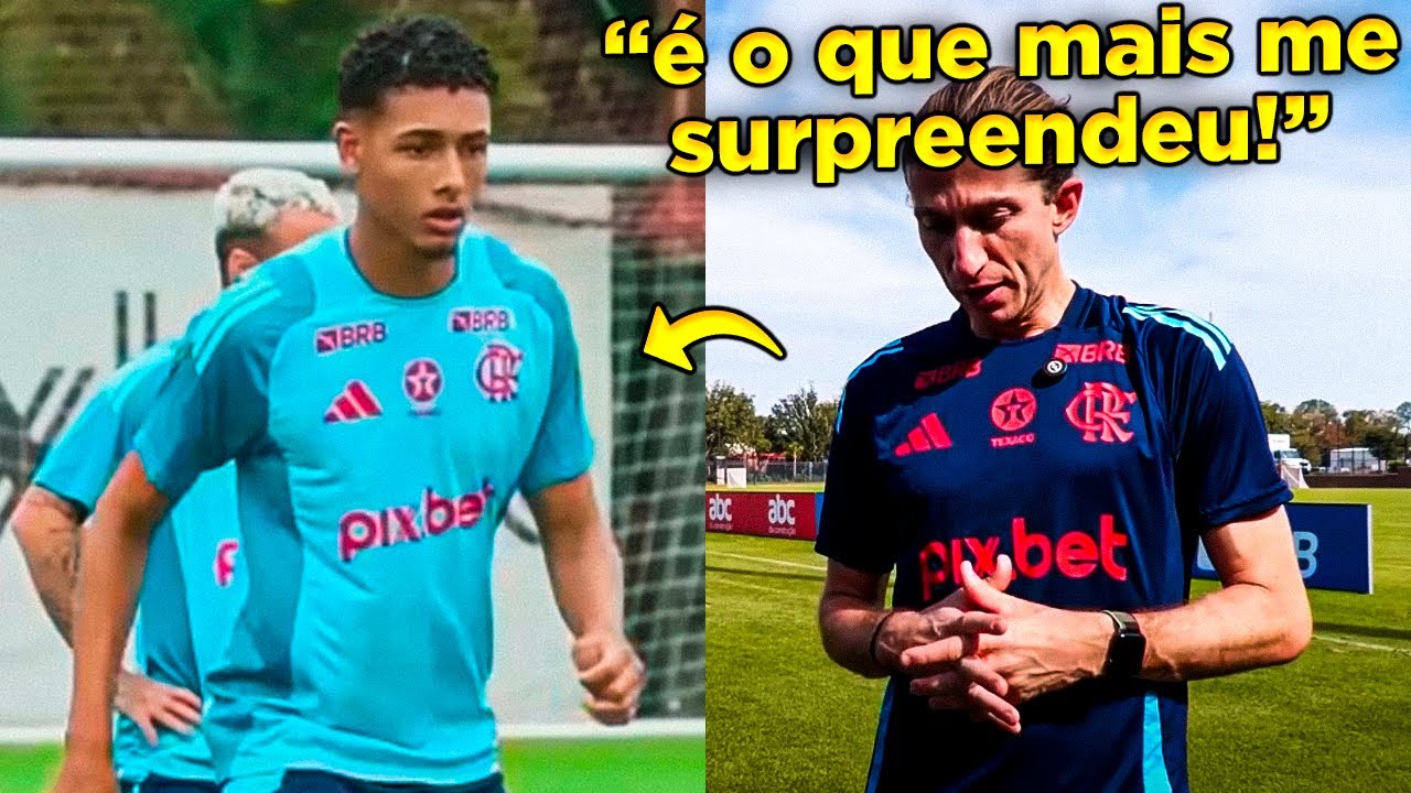 🔥CONHEÇA O ZAGUEIRO QUE ESTÁ SURPREENDENDO FILIPE LUIS NOS TREINOS DO FLA EM 2025!