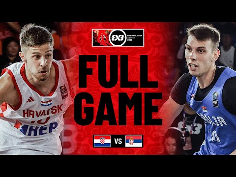 Croatia 🇭🇷 vs Serbia 🇷🇸 | Men | Full Semi-Finals Game | FIBA 3x3 U23 World Cup 2025