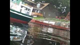 preview picture of video 'http://HillsideCabins.us, Russ's Mini Tugboat & Shellerina'