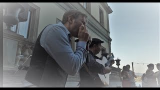 Joe Powers (Harmonica) & El Turquito (guitare) play 9 de Julio @ La Perle du Lac