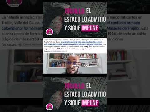 TRUJILLO: EL ESTADO LO ADMITIÓ Y SIGUE IMPUNE.
