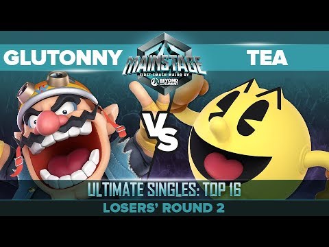 Glutonny vs Tea - Losers' Round 2: Ultimate Singles Top 16 - Mainstage | Wario vs Pac-Man