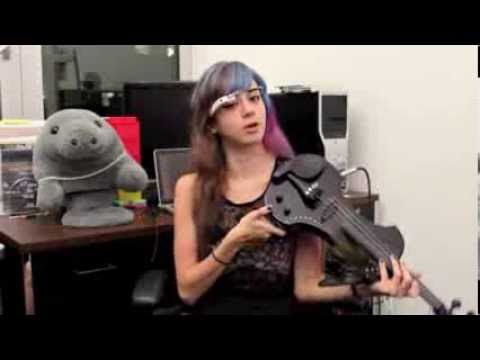 Google Glass! Electric Violin Lesson Time #2: Articulations