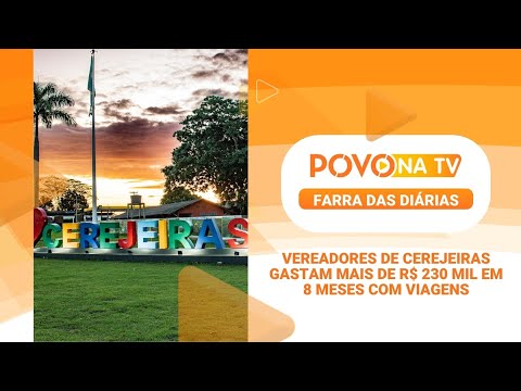 FARRA DAS DIÁRIAS: Vereadores de Cerejeiras gastam mais de R$ 230 mil em 8 meses
