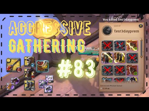 Aggressive Gathering #83 | He didn't learn his lesson! | PvP | Open World