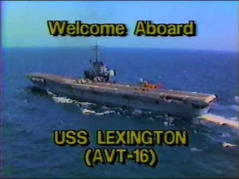 1987 USS Lexington (AVT-16) Command Presentation