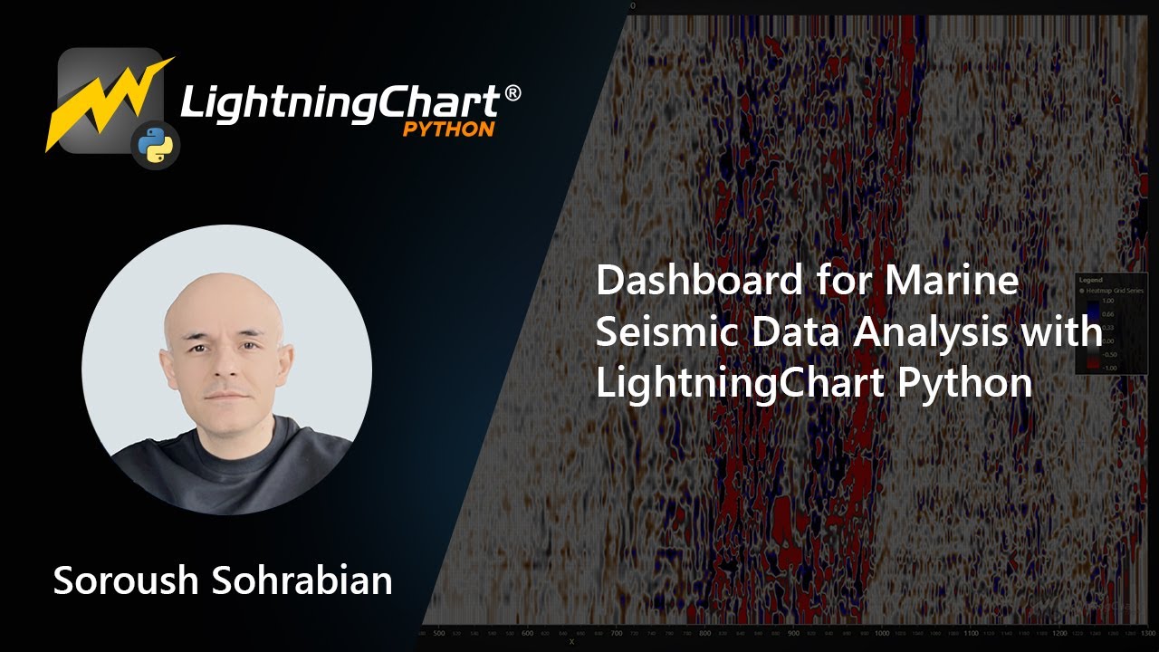 Dashboard for Marine Seismic Data Analysis in #python
