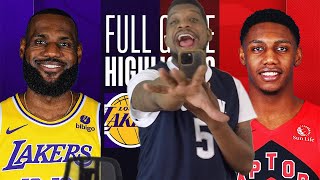 AND THE WINNER IS.... LAKERS at RAPTORS | FULL GAME HIGHLIGHTS