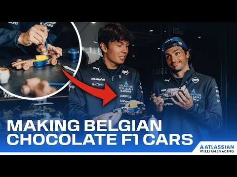 Alex Albon & Carlos Sainz Try to Make Chocolate F1 Cars!