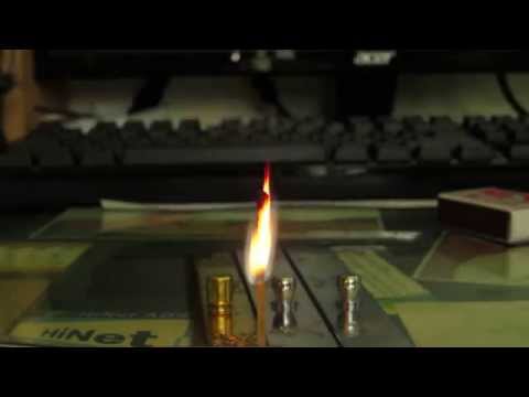 Burning a match with blue laser(the hard way) HD