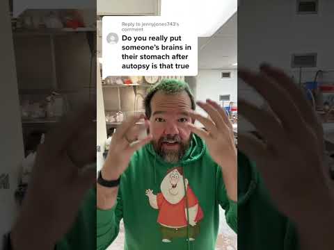 Do I put the brain 🧠 in the chest after the autopsy? #autopsy #brain #autopsytech #gdubya