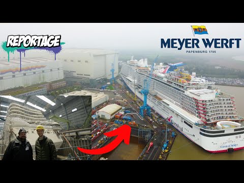 MEYER WERFT - So werden Kreuzfahrtschiffe gebaut - Ride Review Reportage