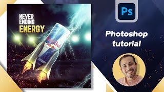 professional social media design in photoshop | time-lapse
