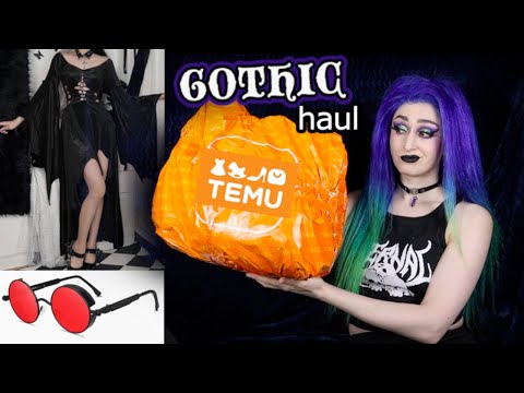 TRYING TEMU'S GOTH SECTION....