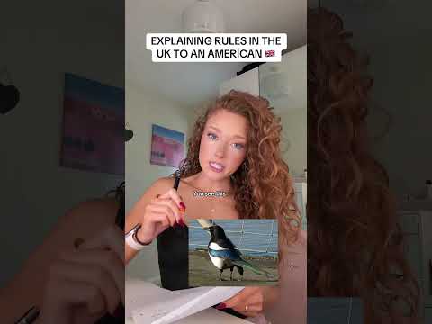 EXPLAINING RULES IN THE UK TO AN AMERICAN 🇬🇧 #fyp #ukvsusa #usa #rulesintheuk #england #ukcitizen