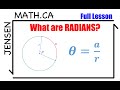 Trigonometry in RADIANS (full lesson) | grade 12 MHF4U | jensenmath.ca