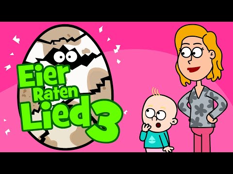 ♪ ♪ Kinderlied Ratespiel - Eier Raten Lied 3 | Hurra Kinderlieder | Mitmachlieder Ostern