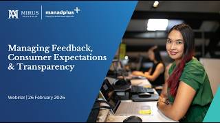 Managing Feedback, Consumer Expectations and Transparency in Aged Care