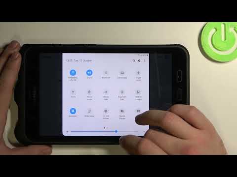 How to Change Brightness Level on SAMSUNG Galaxy Tab Active2 - Display Settings