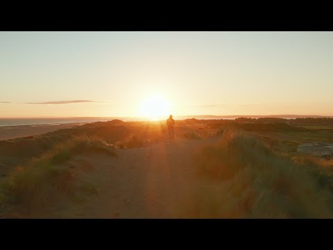 Sunrise at Gronant Dunes, North wales.  Mavic 2 Pro 4K