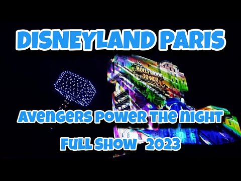 Disneyland Paris | Avengers Power The Night | Full Drone Show | 2023