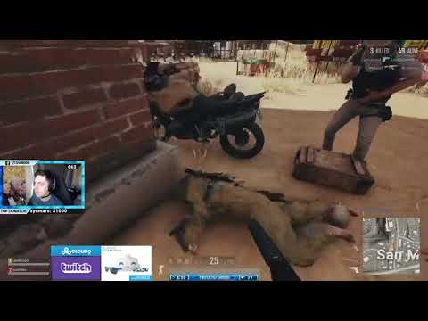 Shroud & Just9n PUBG Duo Only Glock 18 Challenge Full Game VOD (12/18/17)