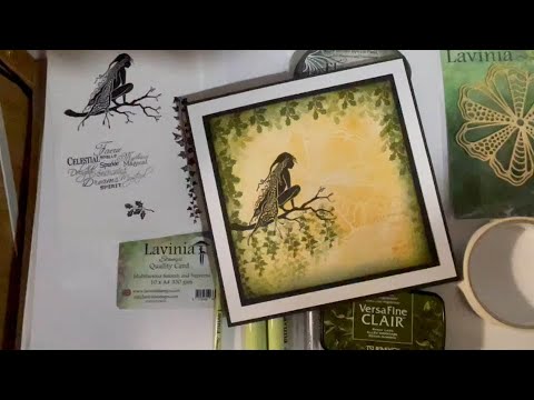 Raven and the Flower Moon by Rosemary Rogers - A Lavinia Stamps Tutorial