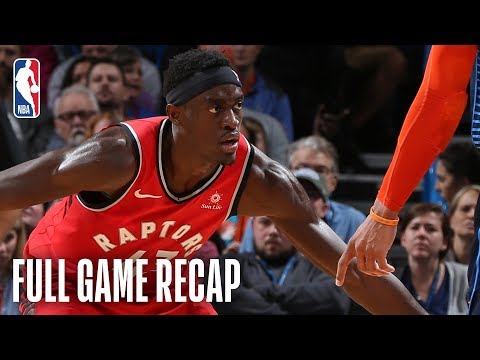 RAPTORS vs THUNDER | Pascal Siakam Goes For 33 Points & 13 Rebounds | March 20, 2019