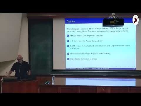 Introduction to Quantum Chaos - Lec 01 | by Prof. Arul Lakshminarayan | 6th Vignyana Patashala