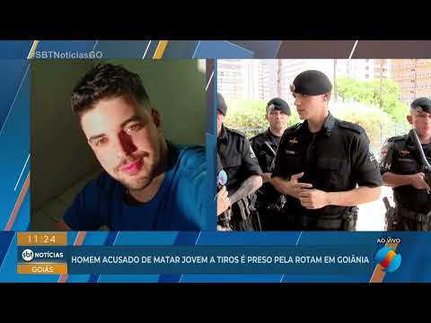 Homem acusado de matar jovem a tiros é preso pela ROTAM em Goiânia