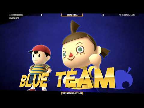 WBB 116 | BlazingPasta & Summerhays vs RedeemerZ & Uno - Grand Finals - Smash 4