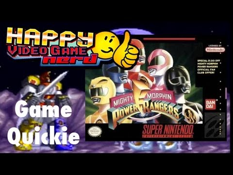 HVGN Game Quickie: Mighty Morphin Power Rangers (SNES)