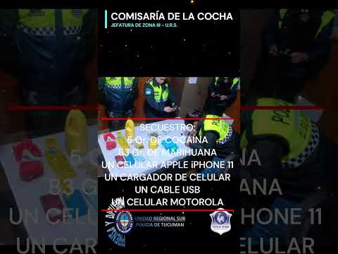Mujeres aprehendidas por pasar droga y celular para un preso, Cria. la Cocha  #policia #seguridad