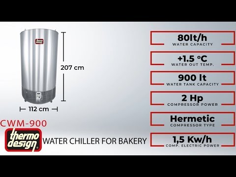 CWM-900 Unlu Mamül Soğuk Su Cihazı Video 4