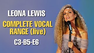 Download lagu LEONA LEWIS | FULL LIVE VOCAL RANGE (C3-B5-E6) mp3