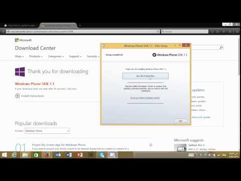 &#x202a;install Windows Phone SDK 7.1 on visual stdio 2010&#x202c;&rlm;