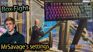 ROCCAT Vulcan Pro tkl ASMR | MrSavage's settings Box Fight | Fortnite ASMR