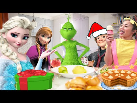 How to Build a Snowman in Winter by Playing DIY Giant Fort Box Game