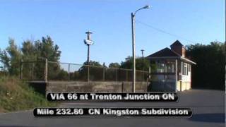 preview picture of video 'Trenton Junction - VIA 66'