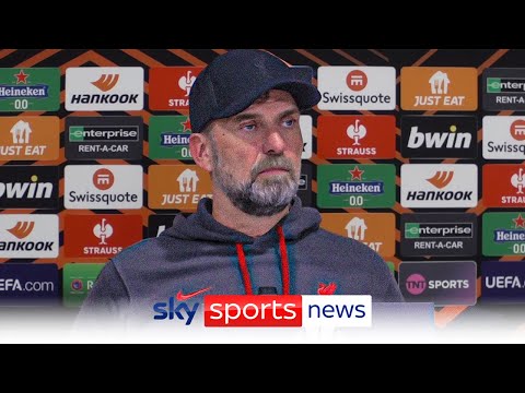 Jurgen Klopp says Liverpool 'deserved to lose' against Atalanta after Europa League defeat