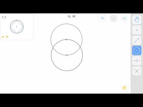 Euclidea 1.7 (Alpha 7) Solution walkthrough