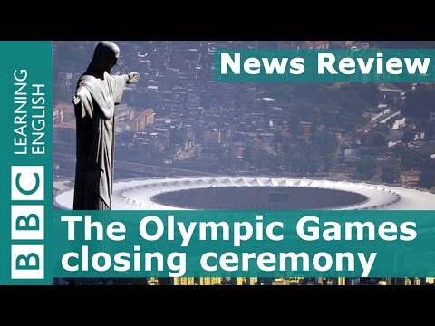 BBCニュースレビュー。オリンピック閉会式 (BBC News Review: Olympics closing ceremony)