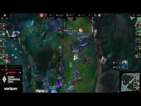 100T DOUBLELIFT CALLING GAME - 100T VS EG | #lcs